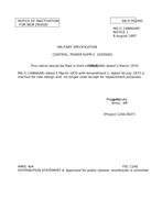MIL MIL-C-14866 Notice 1 - Inactivation