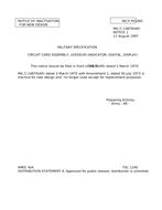 MIL MIL-C-14870 Notice 1 - Inactivation