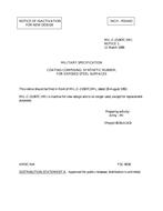 MIL MIL-C-21067C Notice 1 - Inactivation