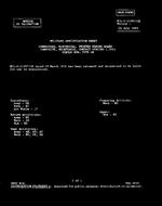 MIL MIL-C-21097/2E Notice 1 - Validation