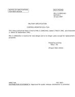 MIL MIL-C-22802 Notice 1 - Inactivation