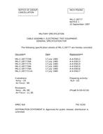 MIL MIL-C-28777/11A Notice 1 - Cancellation