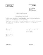 MIL MIL-C-29109B Notice 1 - Cancellation