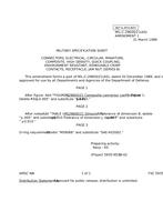MIL MIL-C-29600/21 Amendment 1