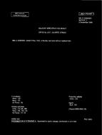 MIL MIL-C-3098/96D Notice 1 – Cancellation MIL MIL-C-3098/96D Notice 1 - Cancellation