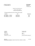 MIL MIL-C-3098/98E Notice 1 – Cancellation MIL MIL-C-3098/98E Notice 1 - Cancellation