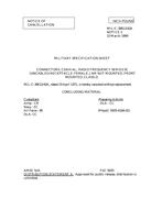 MIL MIL-C-39012/42A Notice 2 - Cancellation