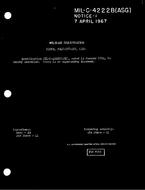MIL MIL-C-4222B Notice 1 - Cancellation