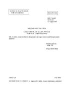 MIL MIL-C-44462 Notice 1 – Inactivation MIL MIL-C-44462 Notice 1 - Inactivation