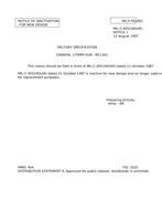 MIL MIL-C-45524D Notice 1 - Inactivation