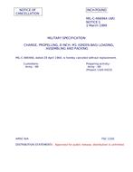 MIL MIL-C-46694A Notice 1 – Cancellation MIL MIL-C-46694A Notice 1 - Cancellation
