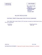 MIL MIL-C-48147 Notice 2 – Validation 2 MIL MIL-C-48147 Notice 2 - Validation 2
