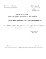 MIL MIL-C-48482C Notice 3 - Inactivation