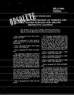 MIL MIL-C-490A Amendment 1