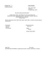 MIL MIL-C-49137/3B Notice 1 – Cancellation MIL MIL-C-49137/3B Notice 1 - Cancellation