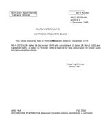 MIL MIL-C-50703 Notice 2 - Inactivation