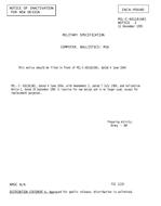 MIL MIL-C-60118 Notice 2 – Inactivation MIL MIL-C-60118 Notice 2 - Inactivation