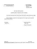 MIL MIL-C-62747 Notice 1 – Inactivation MIL MIL-C-62747 Notice 1 - Inactivation