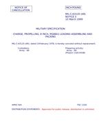 MIL MIL-C-63125 Notice 3 – Cancellation MIL MIL-C-63125 Notice 3 - Cancellation