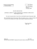 MIL MIL-C-63415B Notice 2 – Inactivation MIL MIL-C-63415B Notice 2 - Inactivation