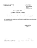 MIL MIL-C-63959 Notice 1 - Inactivation