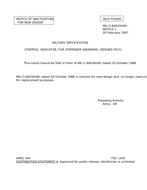 MIL MIL-C-64030 Notice 1 - Inactivation