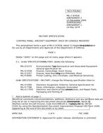 MIL MIL-C-6781B Amendment 2 MIL MIL-C-6781B Amendment 2