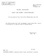 MIL MIL-C-70491 Notice 1 – Inactivation MIL MIL-C-70491 Notice 1 - Inactivation