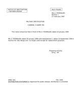 MIL MIL-C-70599A Notice 1 - Inactivation