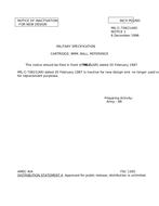 MIL MIL-C-70621 Notice 1 - Inactivation