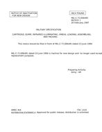 MIL MIL-C-71189 Notice 1 - Inactivation