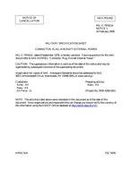 MIL MIL-C-7974/1A Notice 1 – Cancellation MIL MIL-C-7974/1A Notice 1 - Cancellation