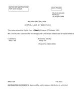 MIL MIL-C-81441 Notice 2 – Inactivation MIL MIL-C-81441 Notice 2 - Inactivation