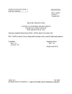 MIL MIL-C-8507D Notice 1 – Inactivation MIL MIL-C-8507D Notice 1 - Inactivation