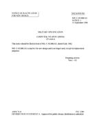 MIL MIL-C-85388 Notice 1 – Inactivation MIL MIL-C-85388 Notice 1 - Inactivation