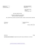 MIL MIL-C-85447A Notice 1 - Cancellation