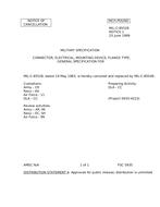 MIL MIL-C-85528 Notice 1 - Cancellation