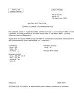 MIL MIL-C-8837B Notice 1 - Cancellation