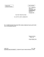 MIL MIL-D-10692 Notice 2 - Reactivation