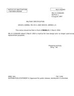 MIL MIL-D-13284 Notice 1 - Inactivation