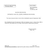 MIL MIL-D-46286 Notice 2 – Inactivation MIL MIL-D-46286 Notice 2 - Inactivation