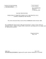 MIL MIL-D-46688A Notice 2 - Inactivation
