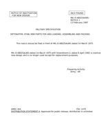 MIL MIL-D-48025A Notice 1 - Inactivation