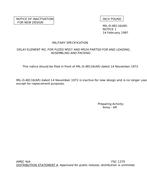 MIL MIL-D-48116 Notice 1 - Inactivation