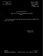 MIL MIL-D-70484 Notice 1 - Validation