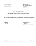 MIL MIL-DTL-22442/39A Notice 1 - Cancellation