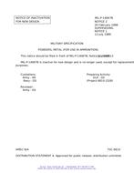 MIL MIL-P-14067B Notice 2 – Inactivation MIL MIL-P-14067B Notice 2 - Inactivation
