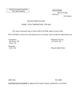 MIL MIL-P-25726B Notice 1 - Inactivation