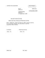MIL MIL-P-44401 Notice 2 - Validation