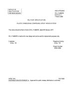 MIL MIL-P-46067B Notice 3 – Inactivation MIL MIL-P-46067B Notice 3 - Inactivation